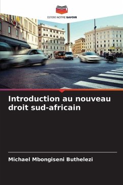 Cover Introduction au nouveau droit sud-africain