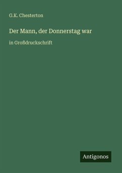 Cover Der Mann, der Donnerstag war