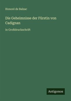 Cover Die Geheimnisse der Fürstin von Cadignan