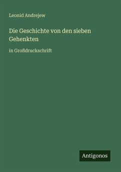 Cover Die Geschichte von den sieben Gehenkten
