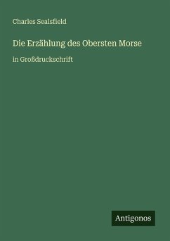 Cover Die Erzählung des Obersten Morse