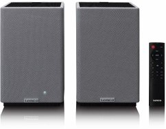 Cover Lenco SPB-240BKGY Paar grau/schwarz