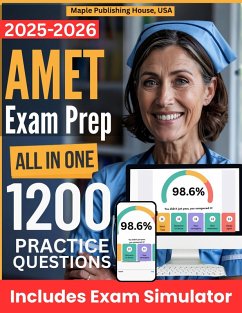 All-in-One AMET Exam Prep   Rewiew + Online Exam Simulator   12 Tests & 1200 Questions   NREMT Advanced Emergency Medical Technician Exam Study Guide (eBook, ePUB) - Haynes, Simona
