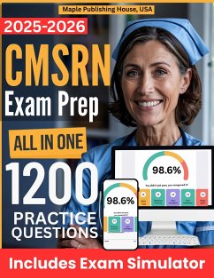 Cover All-in-One CMSRN Exam Prep   Rewiew + Online Exam Simulator   8 Tests & 1200 Questions   AMSN Certified Medical-Surgical Registered Nurse Exam Study Guide (eBook, ePUB)