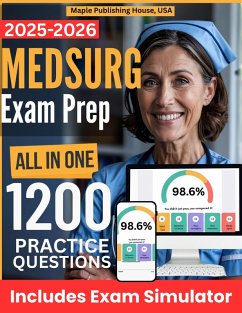 All-in-One MEDSURG Exam Prep   Rewiew + Online Exam Simulator   8 Tests & 1200 Questions   ANA Medical Surgical Nursing Exam Study Guide (eBook, ePUB) - Haynes, Simona