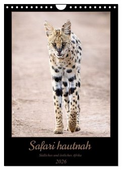 Cover Safari hautnah - Südliches und östliches Afrika (Wandkalender 2026 DIN A4 hoch), CALVENDO Monatskalender