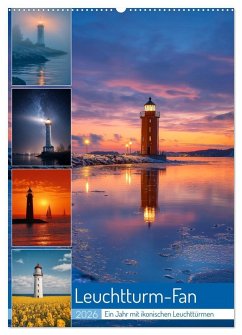 Leuchtturm-Fan (Wandkalender 2026 DIN A2 hoch), CALVENDO Monatskalender Leuchtturm-Fan (Wandkalender 2026 DIN A2 hoch), CALVENDO Monatskalender