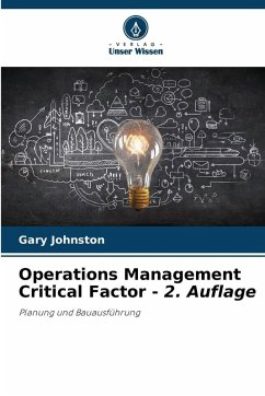 Operations Management Critical Factor - 2. Auflage Cover Operations Management Critical Factor - 2. Auflage