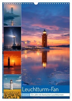 Leuchtturm-Fan (Wandkalender 2026 DIN A3 hoch), CALVENDO Monatskalender