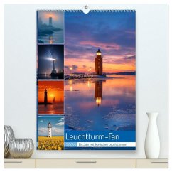 Leuchtturm-Fan (hochwertiger Premium Wandkalender 2026 DIN A2 hoch), Kunstdruck in Hochglanz