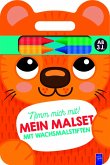 Nimm mich mit: Mein Malset mit Wachsmalstiften 3+ (Cover Katze)