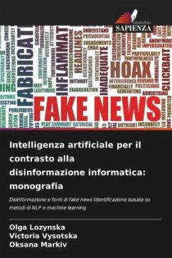 Cover Intelligenza artificiale per il contrasto alla disinformazione informatica: monografia
