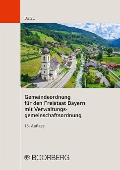 Cover Gemeindeordnung für den Freistaat Bayern mit Verwaltungsgemeinschaftsordnung