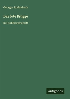 Cover Das tote Brügge