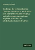 Geschichte der protestantischen Theologie, besonders in Deutschland nach ihrer principiellen Bewegung und im Zusammenhang mit dem religiösen, sittlichen und intellectuellen Leben betrachtet
