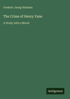 Cover The Crime of Henry Vane
