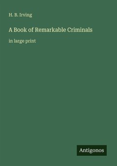 Cover A Book of Remarkable Criminals