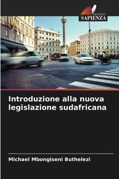 Cover Introduzione alla nuova legislazione sudafricana
