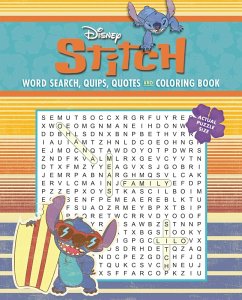 Cover Disney Stitch Word Search, Quips, Quotes and Coloring Book