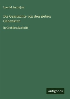 Cover Die Geschichte von den sieben Gehenkten