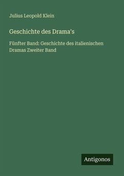 Cover Geschichte des Drama's