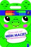 Nimm mich mit: Mein Malset mit Wachsmalstiften 3+ (Cover Krokodil)