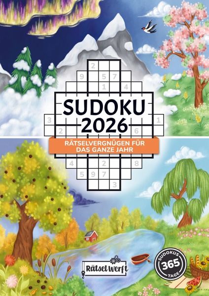 Sudoku 2026: Rätselvergnügen für das ganze Jahr mit dem großen Sudoku Kalender 2026 Rätselbuch für Erwachsene