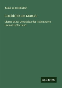 Cover Geschichte des Drama's