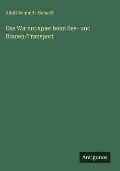 Cover Das Warenpapier beim See- und Binnen-Transport
