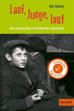 Cover Kurzfassung in Einfacher Sprache. Lauf, Junge, lauf