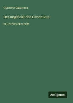 Cover Der unglückliche Canonikus