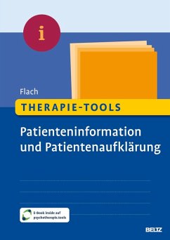 Cover Therapie-Tools Patienteninformation und Patientenaufklärung