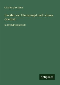 Cover Die Mär von Ulenspiegel und Lamme Goedzak