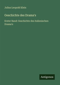 Cover Geschichte des Drama's