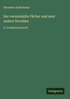 Cover Der verwandelte Fächer und zwei andere Novellen