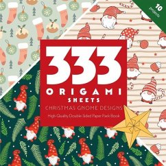 Cover 333 Origami Sheets Christmas Gnome Designs