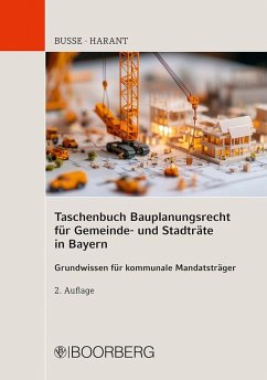 Cover Taschenbuch Bauplanungsrecht für Gemeinde- und Stadträte in Bayern