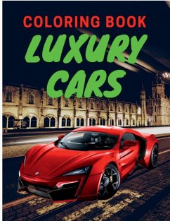 Cover Luxury Cars Coloring Book