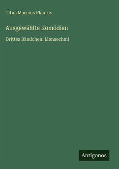 Cover Ausgewählte Komödien
