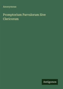 Cover Promptorium Parvulorum Sive Clericorum