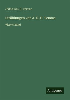 Cover Erzählungen von J. D. H. Temme