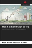 Hand in hand with books Hand in hand with books