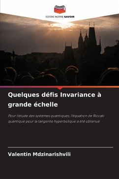 Cover Quelques défis Invariance à grande échelle