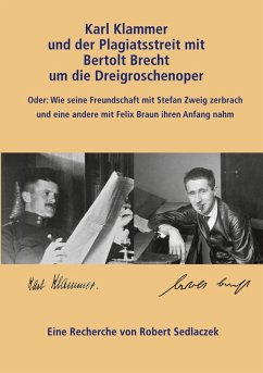 Cover Karl Klammer und der Plagiatsstreit mit Bertolt Brecht um die Dreigroschenoper