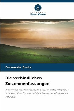 Cover Die verbindlichen Zusammenfassungen