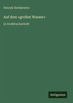 Cover Auf dem 'großen Wasser'