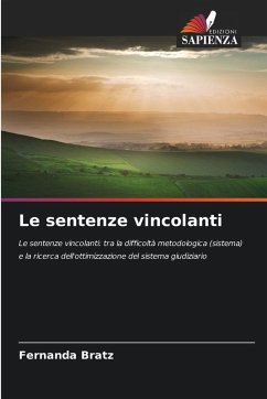 Cover Le sentenze vincolanti