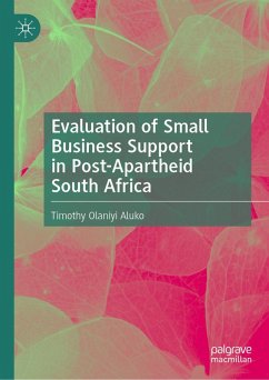 Cover Evaluation of Small Business Support in Post-Apartheid South Africa (eBook, PDF)