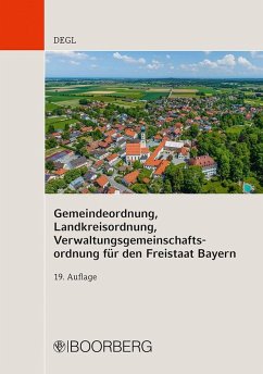 Cover Gemeindeordnung, Landkreisordnung, Verwaltungsgemeinschaftsordnung für den Freistaat Bayern