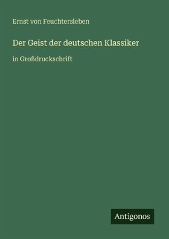 Cover Der Geist der deutschen Klassiker